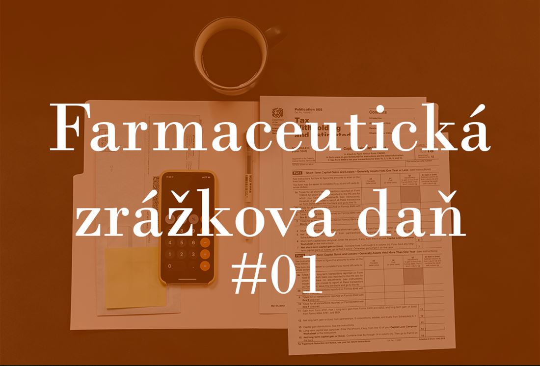 Úvod do farmaceutickej zrážkovej dane